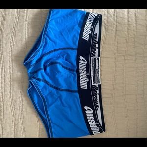 Aussiebum Locker Boy trunk light blue. Size L (fits 30-33)